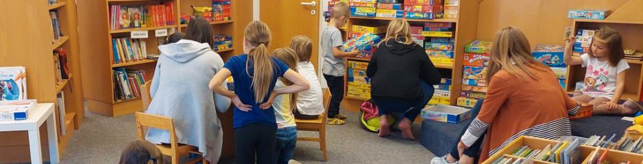 Kinderspielecke Bücherei Virgen