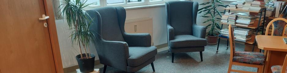 gemütliche Leseecke Bücherei Virgen